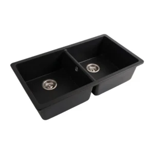HM202601- 2 Bowl Granite Sink For Kitchen